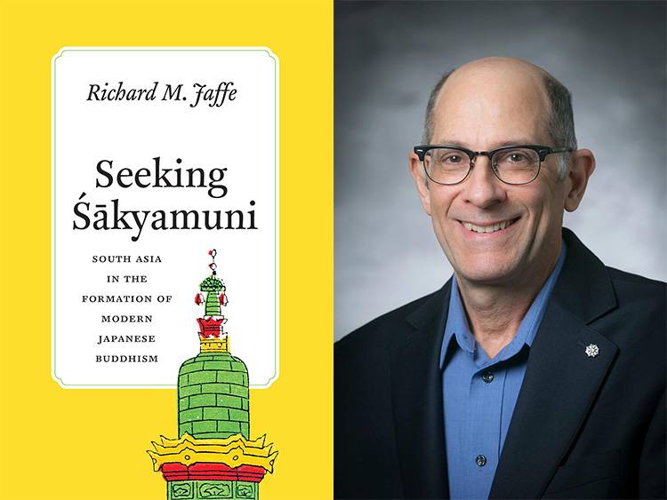 Seeking ŚākyamuniI cover with Richard Jaffe headshot