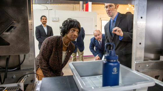 U.S. Representative looking into X-ray machine