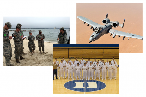 Army, Navy, Air Force photos