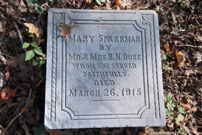 Mary Sparkman Tombstone