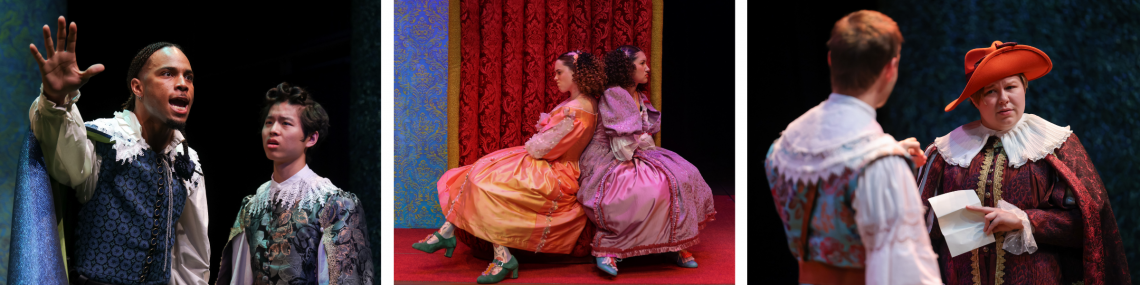 Students performing onstage