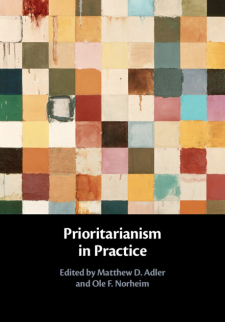 Prioritarianism in Practice cover with small, multicolored squares