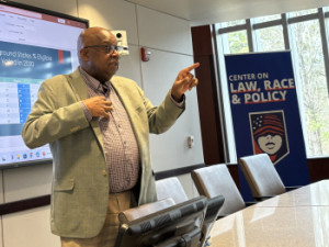 Kerry Haynie presenting