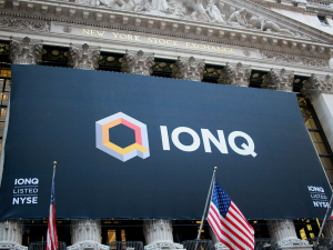 IonQ logo and banner