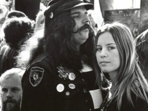 Two people standing together in 1967