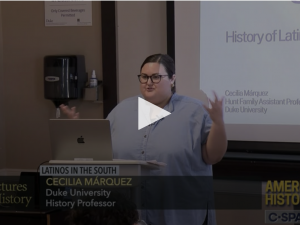 Cecilia Marquez Presents Lecture on History of Latinos in the South