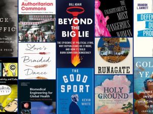 collection of books recently published by duke faculty