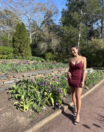 Christina Lewis in duke gardens