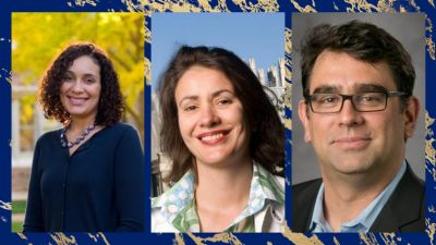 Collage with the headshots of Hedy Lee, M. Giovanna Merli, and Marcos Rangel