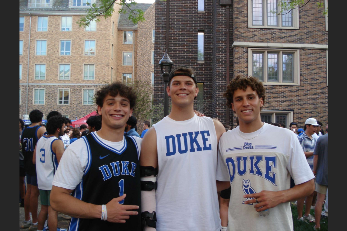 drew and two friends